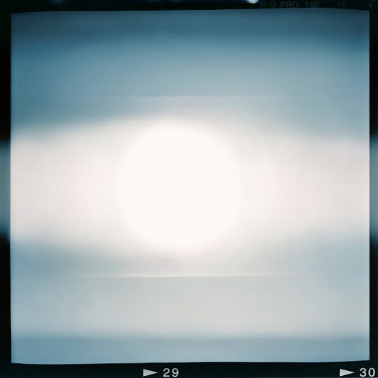 Afterlife Single Cover - Washed out film frame.